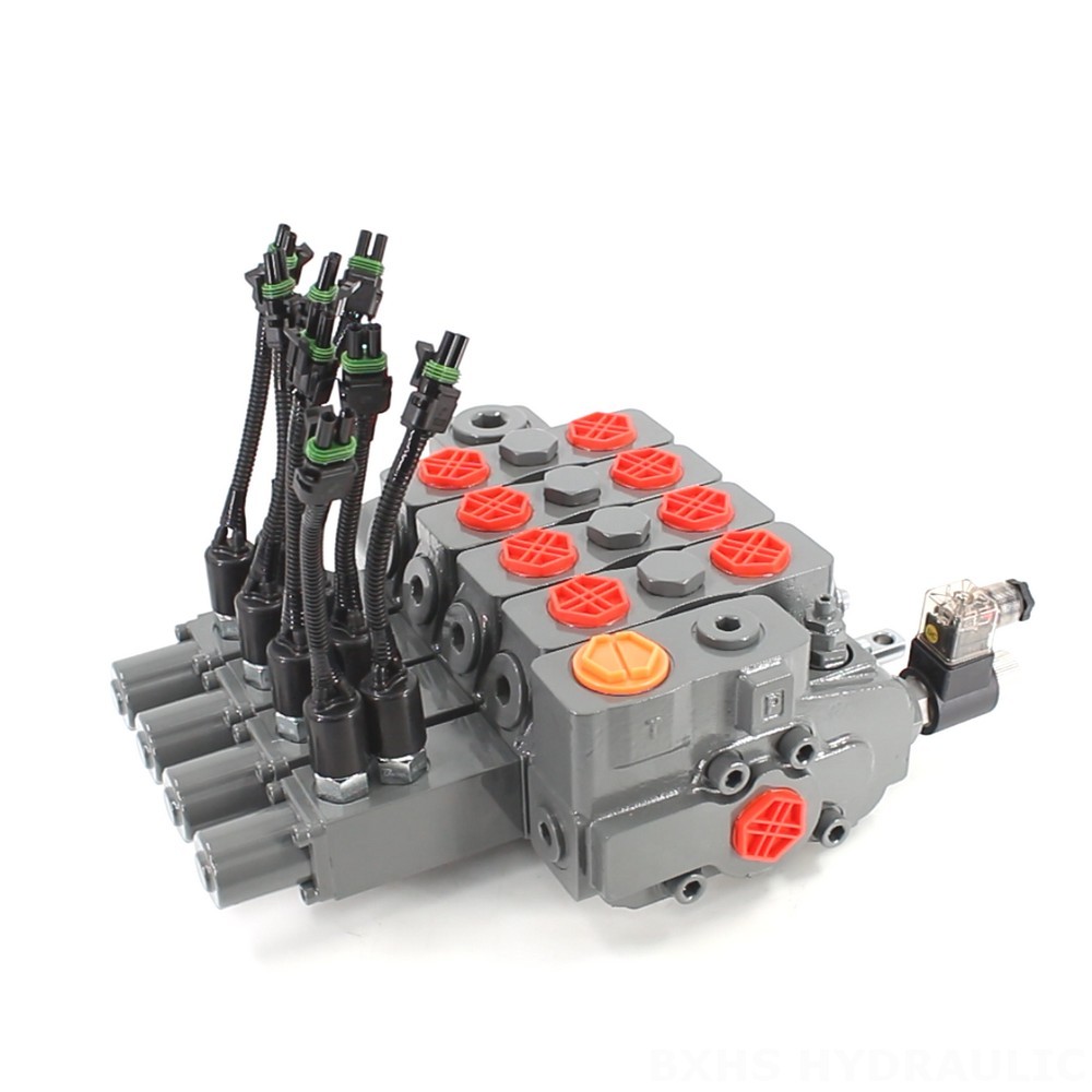 HSDLS180 Electric Unloading Valve: Distributors & Wholesalers Wanted - 4-Spool Sectional Valve image